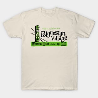 Vintage Ren Clare's Polynesian Village Fort Worth T-Shirt